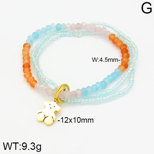 SS Bear Bracelets  TB2000301ahlv-656