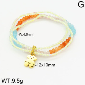 SS Bear Bracelets  TB2000302ahlv-656