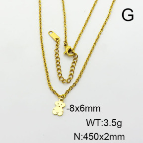 SS Bear Necklaces  TN6001126ablb-721