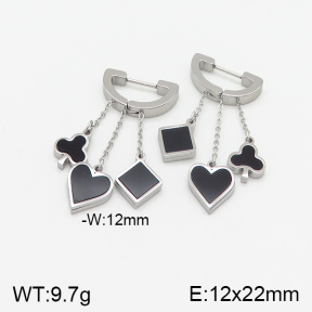 Stainless Steel Earrings  5E4001744bbov-434