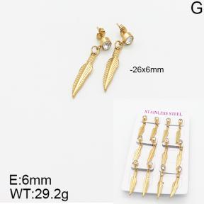 Stainless Steel Earrings  5E4001775vhov-446