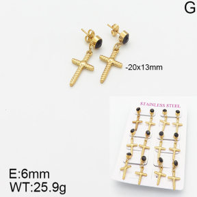 Stainless Steel Earrings  5E4001776vhov-446