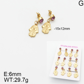 Stainless Steel Earrings  5E4001779vhov-446