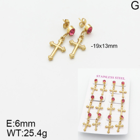 Stainless Steel Earrings  5E4001799vhov-446