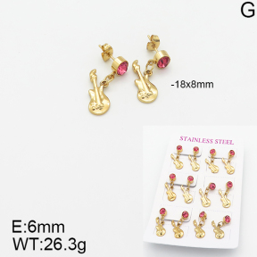 Stainless Steel Earrings  5E4001825vhov-446