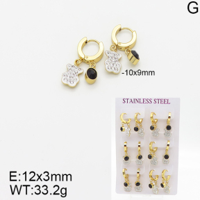 Stainless Steel Earrings  5E4001840vhpo-446