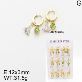 Stainless Steel Earrings  5E4001843vhpo-446