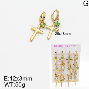 Stainless Steel Earrings  5E4001851vhpo-446