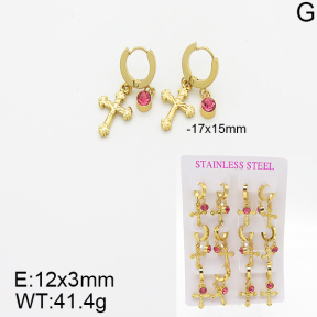 Stainless Steel Earrings  5E4001852vhpo-446