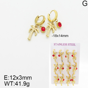 Stainless Steel Earrings  5E4001856vhpo-446