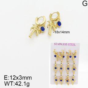 Stainless Steel Earrings  5E4001859vhpo-446