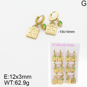 Stainless Steel Earrings  5E4001862vhpo-446