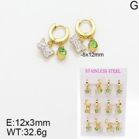 Stainless Steel Earrings  5E4001864vhpo-446