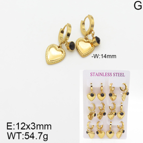 Stainless Steel Earrings  5E4001866vhpo-446