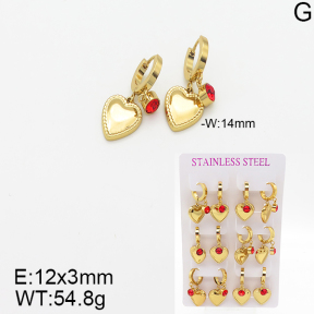 Stainless Steel Earrings  5E4001867vhpo-446
