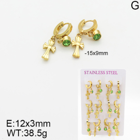 Stainless Steel Earrings  5E4001869vhpo-446