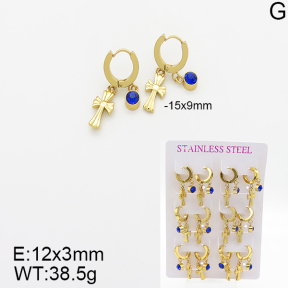 Stainless Steel Earrings  5E4001870vhpo-446