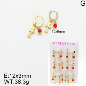 Stainless Steel Earrings  5E4001872vhpo-446