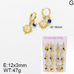 Stainless Steel Earrings  5E4001875vhpo-446