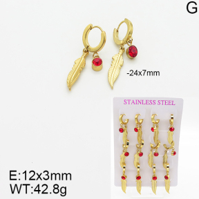 Stainless Steel Earrings  5E4001876vhpo-446