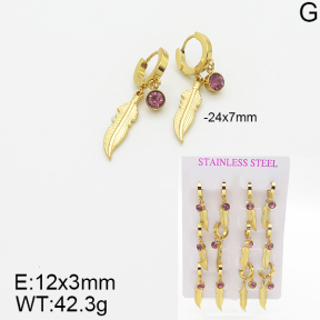 Stainless Steel Earrings  5E4001877vhpo-446