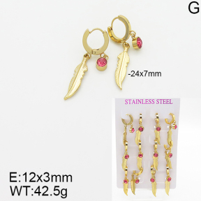 Stainless Steel Earrings  5E4001878vhpo-446