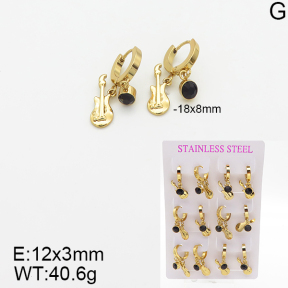 Stainless Steel Earrings  5E4001880vhpo-446