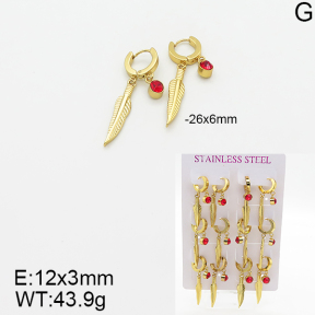 Stainless Steel Earrings  5E4001883vhpo-446