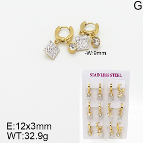 Stainless Steel Earrings  5E4001894vhpo-446