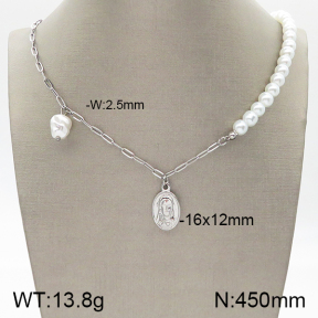 Stainless Steel Necklace  5N3000386bbov-434