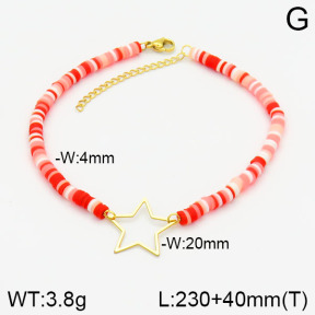 Stainless Steel Anklets  2A9000888bbml-610