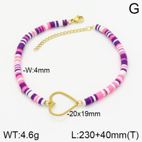 Stainless Steel Anklets  2A9000890bbml-610