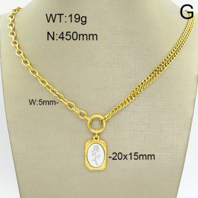 Stainless Steel Necklace  2N2002493bvpl-436