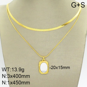 Stainless Steel Necklace  2N2002497vhha-436
