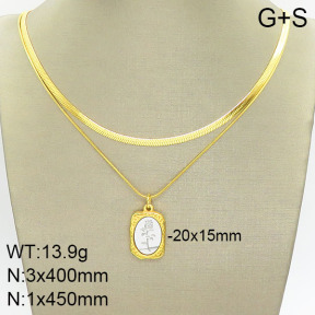 Stainless Steel Necklace  2N2002500vhha-436