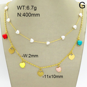 Stainless Steel Necklace  2N3001018vhha-610