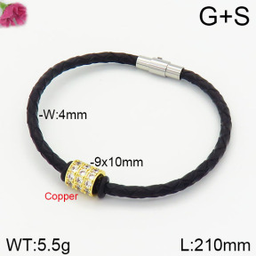 Fashion Copper Bracelet  F2B500015bhbl-K156