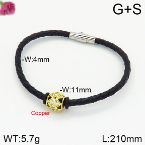Fashion Copper Bracelet  F2B500027bhbl-K156