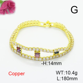 Fashion Copper Bracelet  F6B405933bbov-L002