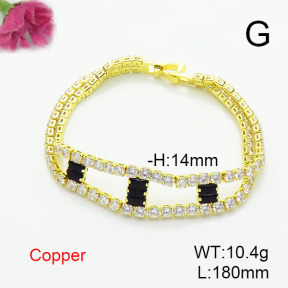 Fashion Copper Bracelet  F6B405938bbov-L002