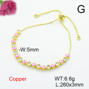 Fashion Copper Bracelet  F6B405943vbpb-L002