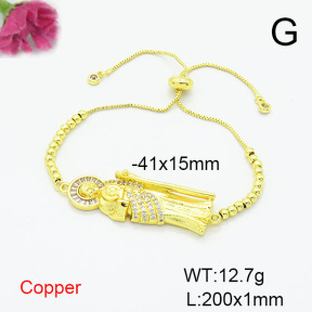 Fashion Copper Bracelet  F6B405945ablb-L002