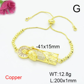 Fashion Copper Bracelet  F6B405947ablb-L002