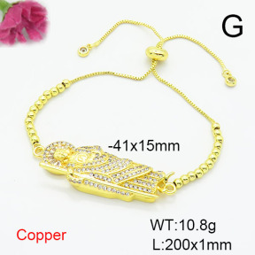 Fashion Copper Bracelet  F6B405949ablb-L002