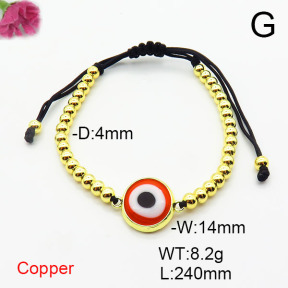 Fashion Copper Bracelet  F6B800479ablb-L002