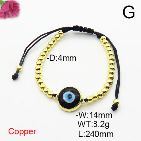 Fashion Copper Bracelet  F6B800484ablb-L002