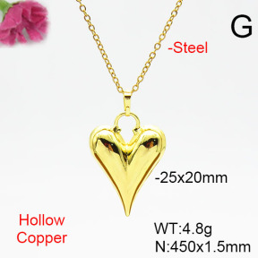 Fashion Copper Necklace  F6N200315vail-L002
