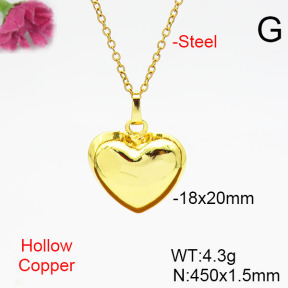 Fashion Copper Necklace  F6N200316vail-L002