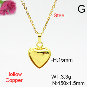 Fashion Copper Necklace  F6N200317vaia-L002