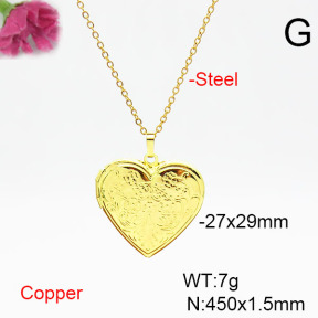 Fashion Copper Necklace  F6N200320avja-L002
